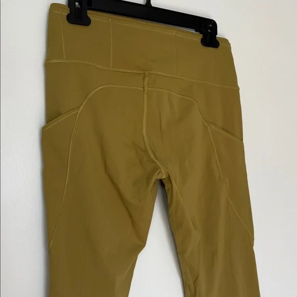 NEW Lululemon Fast and Free Tight II 25" *Non-Reflective Nulux Golden Lime 10 - Picture 4 of 7